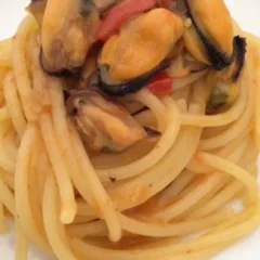 Spaghetti con cozze