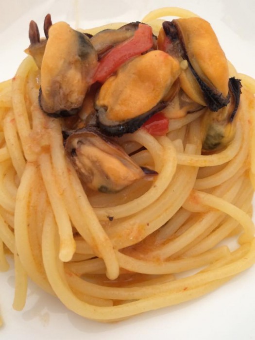 Spaghetti con cozze