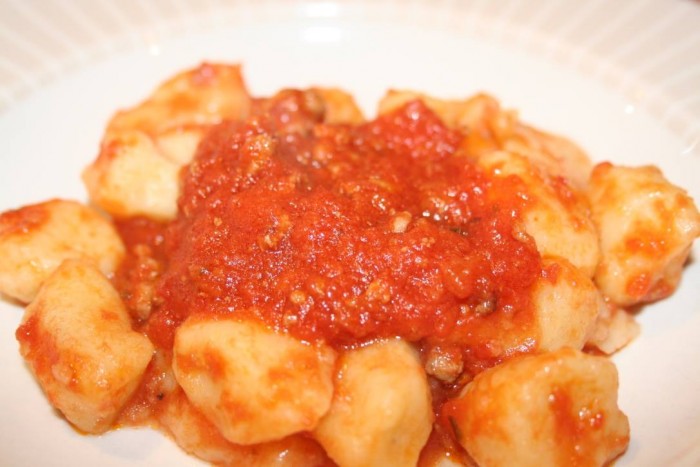 Cappadocia, gnocchi di patate con ragù di vitello