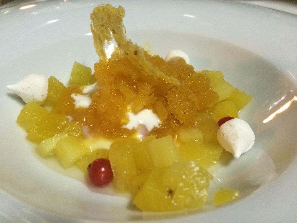 Essenza, ananas, yogurt e passion fruit