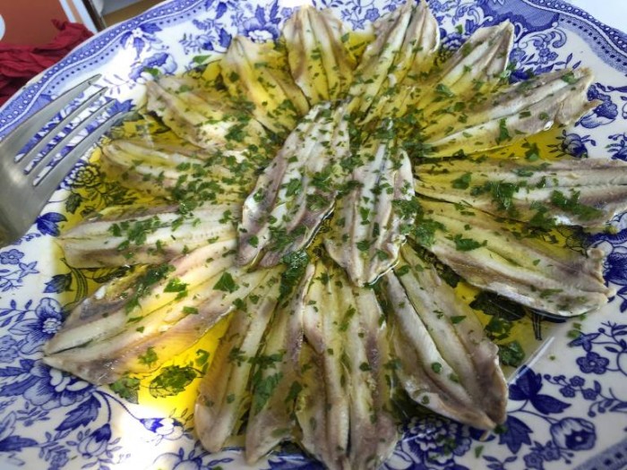 Kriò Mare, alici marinate