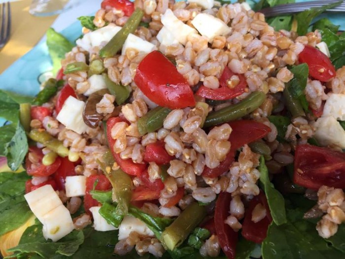 Kriò Mare, insalata di farro di Roccagloriosa
