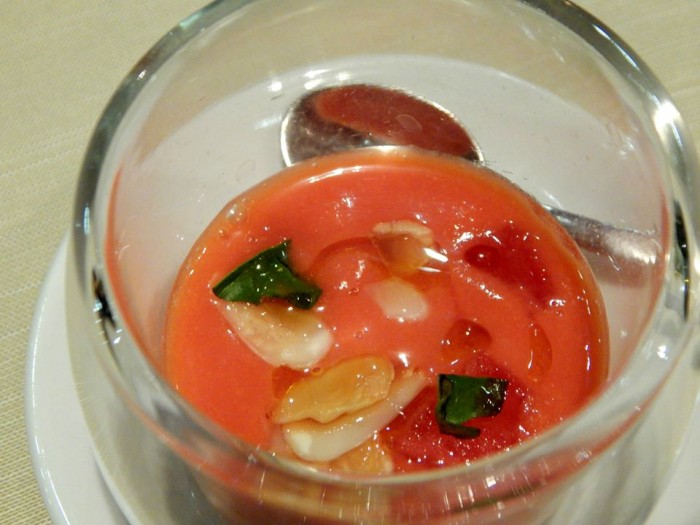 Marennà, gazpacho e anguria