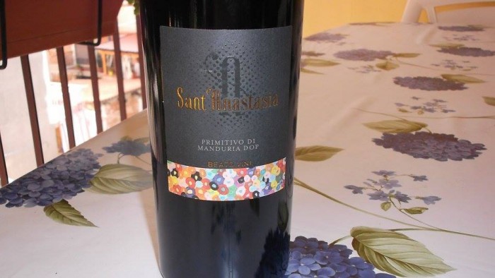 Sant'Anastasia Primitivo di Manduria Dop 2013 Beato Vini