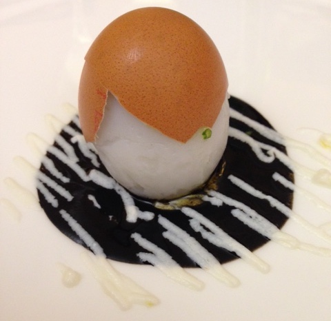 l'uovo di seppia di Pino Cuttaia