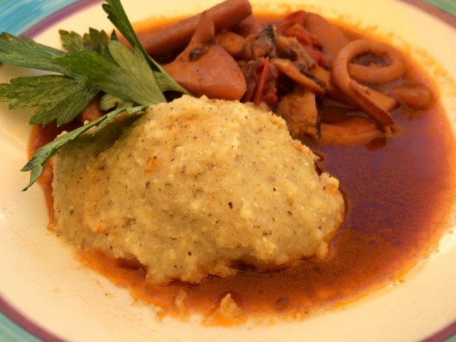 Taverna del Mozzo, maracucciata con zuppetta di seppie