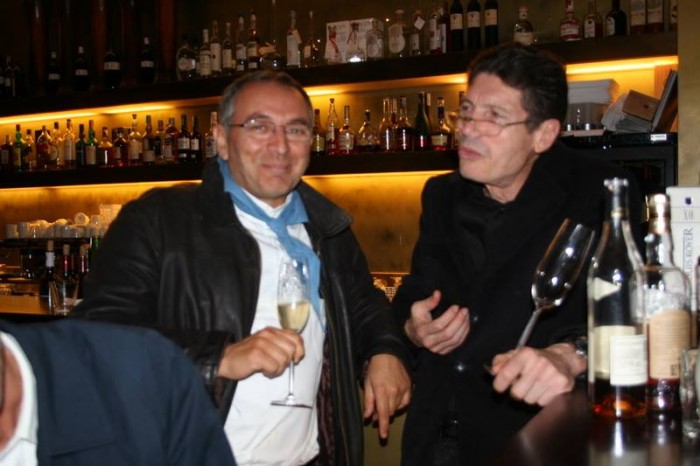 8 novembre 2008: Enzo Coccia con Luigi Cremona a Merano fa la pizza con il tartufo