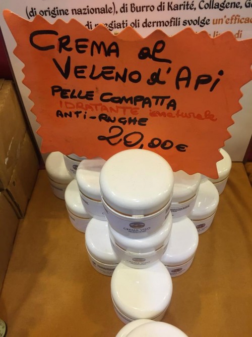 Festival dell’Oriente, crema al veleno d'api