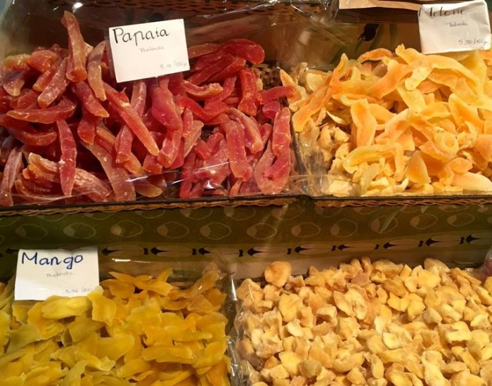 Festival dell’Oriente, frutta essiccata