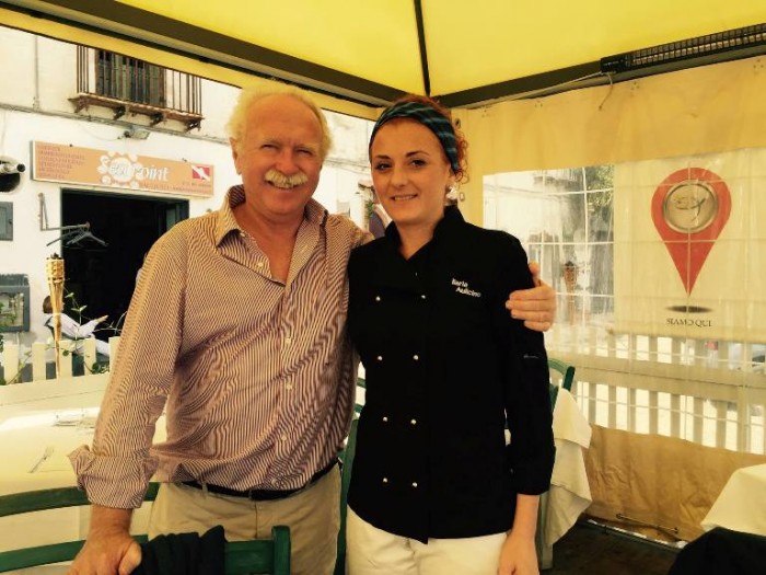 Da Ninì a Bacoli, Ilaria Aulicino e Guido Barendson