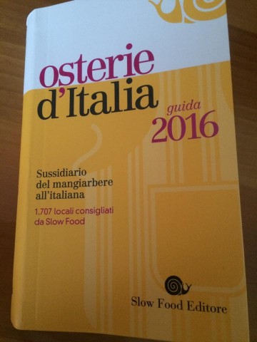 Osterie d'Italia Slow Food 2016