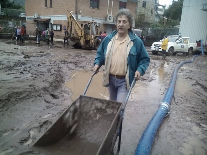 Cantina Solopaca - I danni del maltempo (foto Luigi Cutillo)