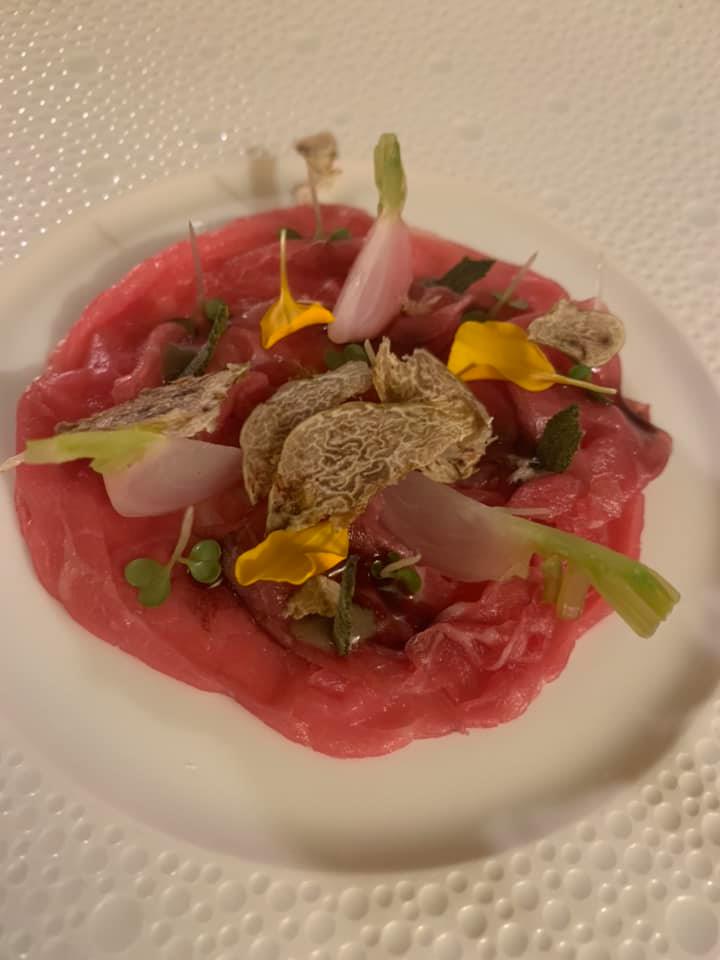 Castel Monastero - Carpaccio di chianina