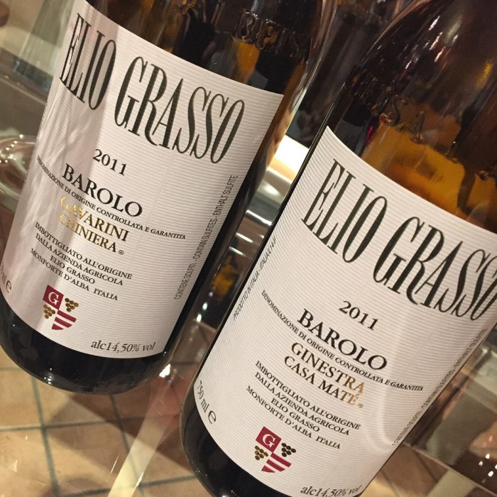 I due cru di Barolo Elio Grasso