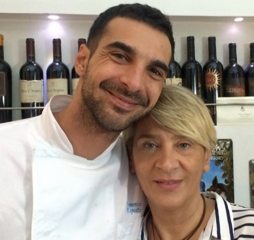 Mimmo Esposito con la mamma Teresa