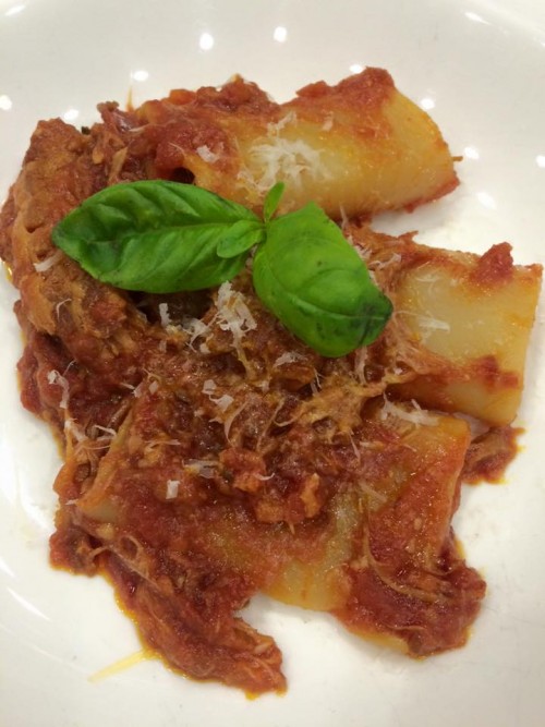 Al Convento, paccheri al ragù