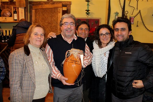Antonio Ruggiero con la famiglia Lombardi de Le Campestre