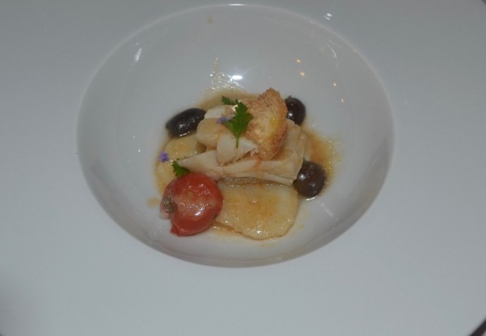 Il Trifoglio, la trippa di baccalà, patate e porro