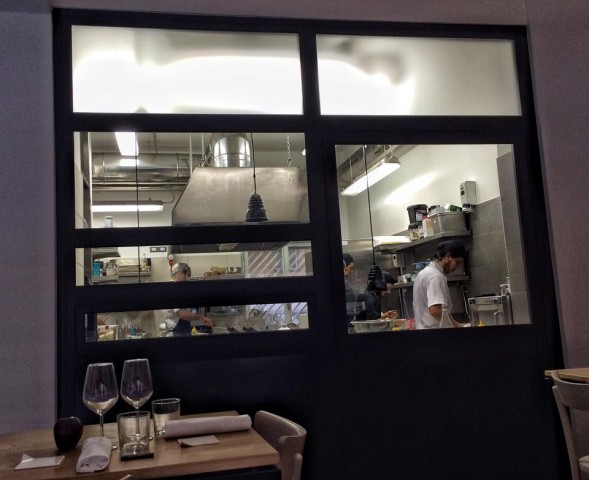 Osteria Fernanda, la cucina a vista