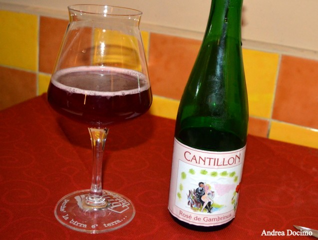 B-ZONE & La Taverna di Bacco. La Rosé de Gambrinus di Cantillon.
