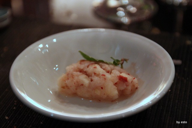 La Garçonne Restaurant & Music. Eduardo Estatico Cremolata di mela e zenzero