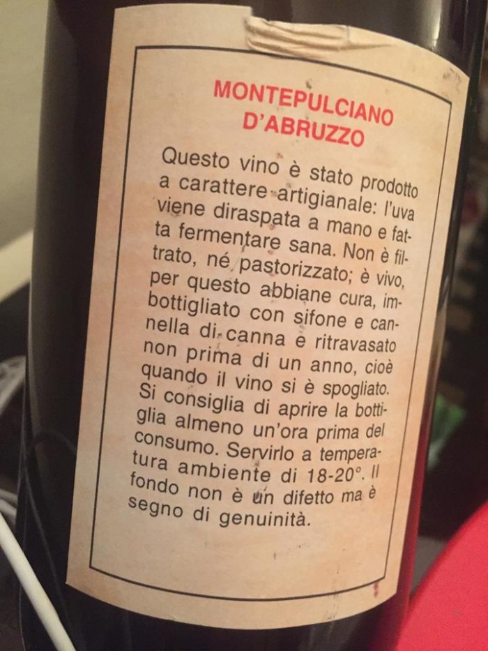 Montepulciano d'Abruzzo 1983