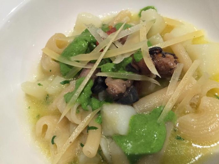 Arcangelo Dandini, la mia pasta e patate con lumache e caciocavallo