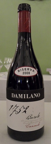 Barolo Riserva Docg 2008 Cannubi “1752” Damilano