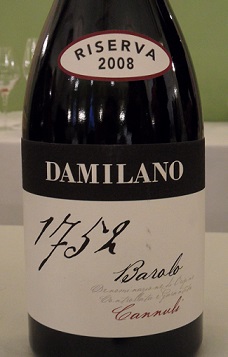 Barolo Riserva Docg 2008 Cannubi “1752” Damilano