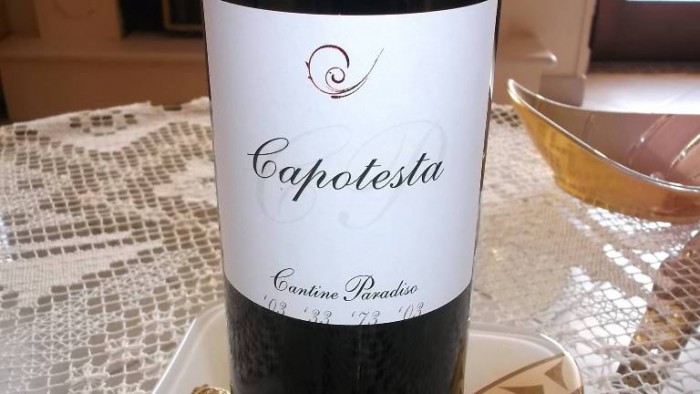 Capotesta Primitivo Puglia Igt 2010 Cantine Paradiso