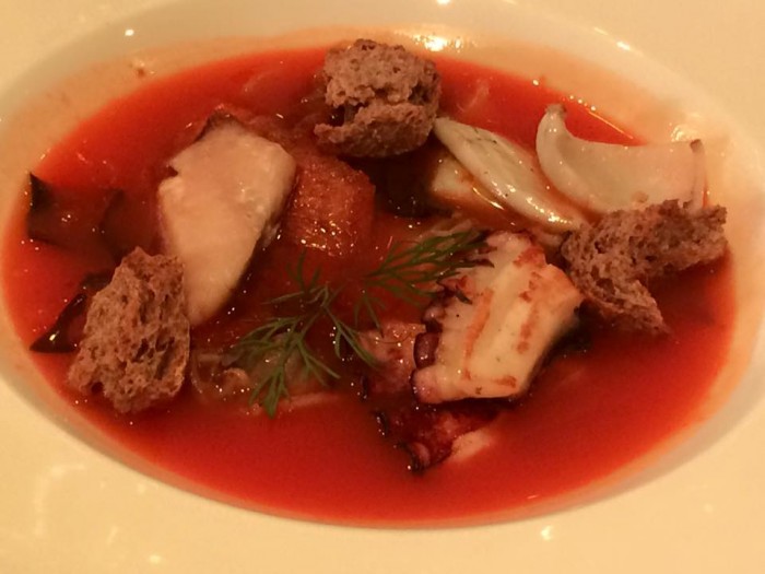 La minestra di mare "Re Maurì"