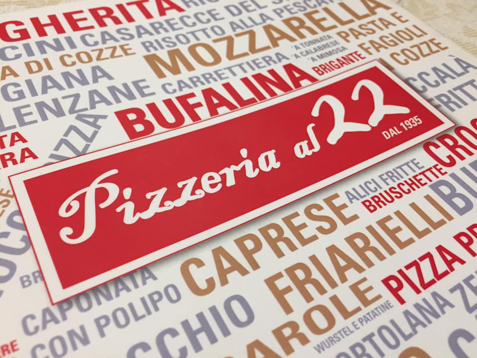 Pizzeria e Trattoria AL 22, il menu