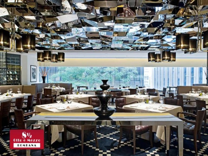 8 ½ Otto e Mezzo Bombana, la sala da pranzo principale