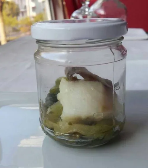 Baccalà con scarole in barattolo