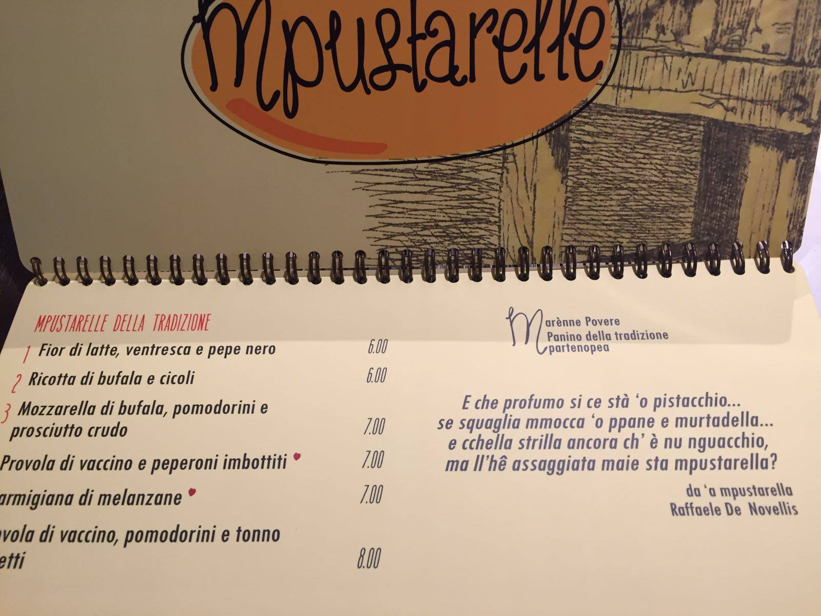 Enzo Coccia menu1