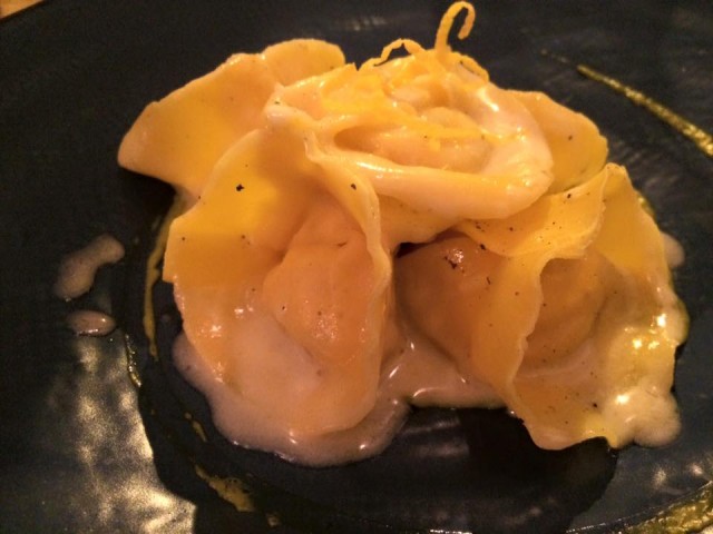 MISTICANZA, tortelli cacio e pepe