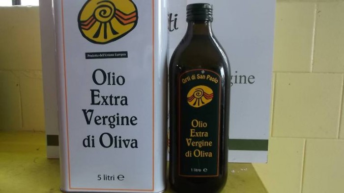 Oleificio Emilio Conti, lattina e bottiglie di olio evo