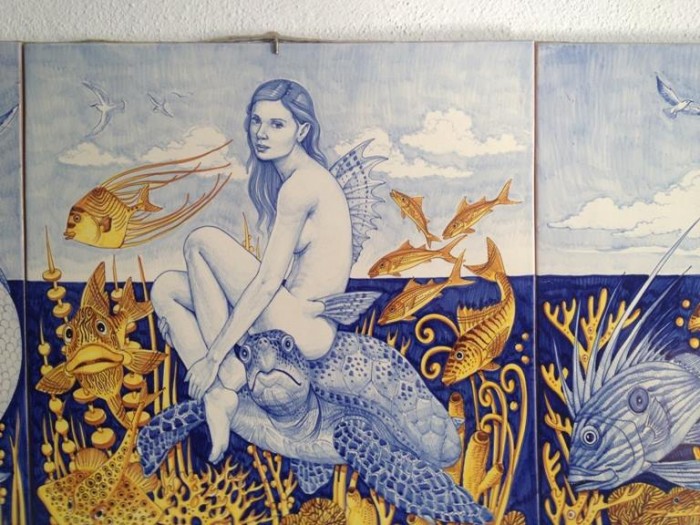 Pascalò, Nereide su ceramica