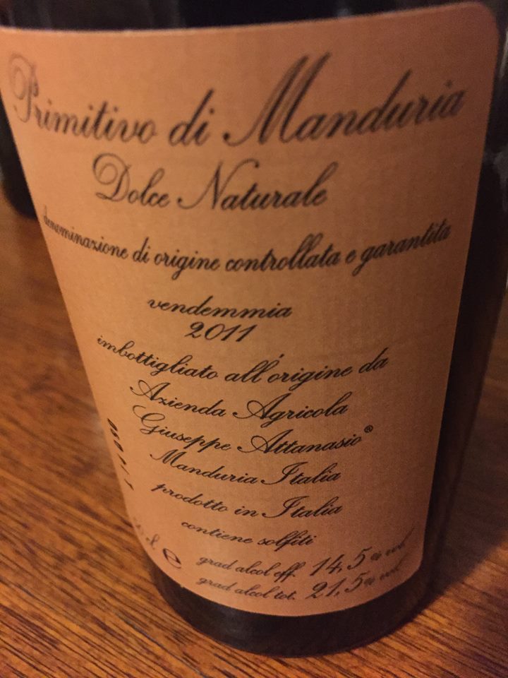 Primitivo di Manduria Dolce Naturale