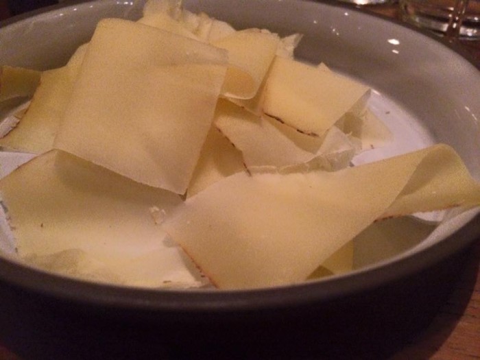 Saturne, formaggio e prosciutto
