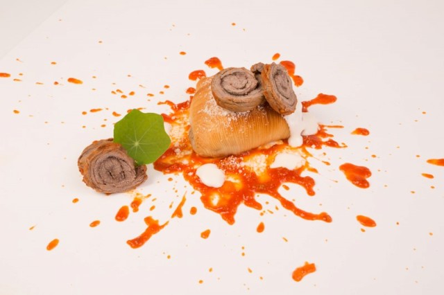 sfogliatalla La ragù - chef Vincenzo Guarino