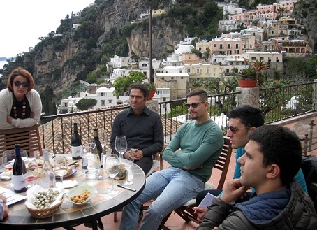 La terrazza di Villa Balda di Positano