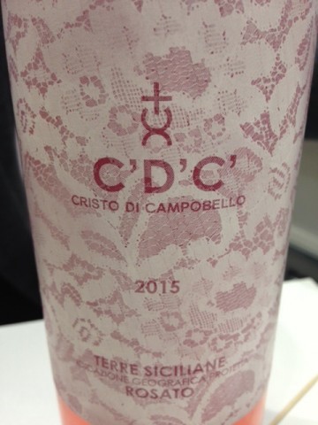 CDC Rosato 2015 Baglio del Cristo di Campobello di Licata