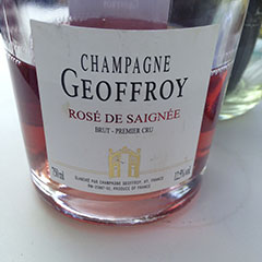 Champagne Brut Premier Cru Rosé de Saignée 2011 Geoffroy