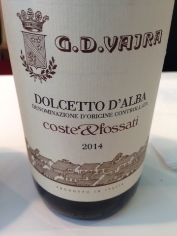 Dolcetto D'Alba 2014 Coste e Fossati