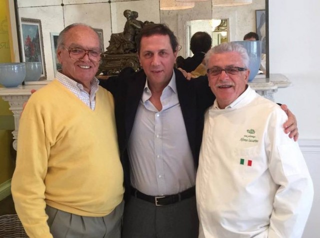Don Alfonso, Vinicio con Maurizio Cortese e Alfonso Iaccarino