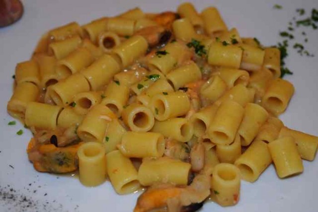 Gusto, Pasta e fagioli con le cozze