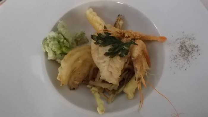 Ristorante Taverna Buovicino, frittura mista mare e terra in tempura