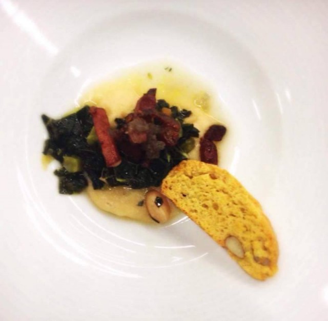 piatto vincitore del contest il cui autore trascorrerà un week-enda al Relais Il Falconiere