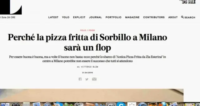 pizza fritta sorbillo milano